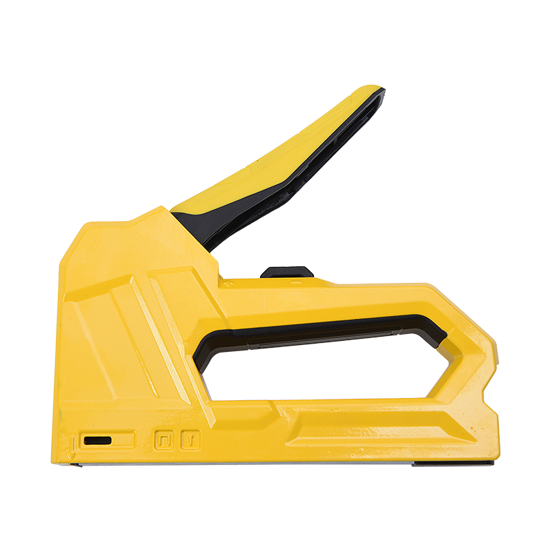 What are the essential accessories for maintaining a heavy-duty staple gun?