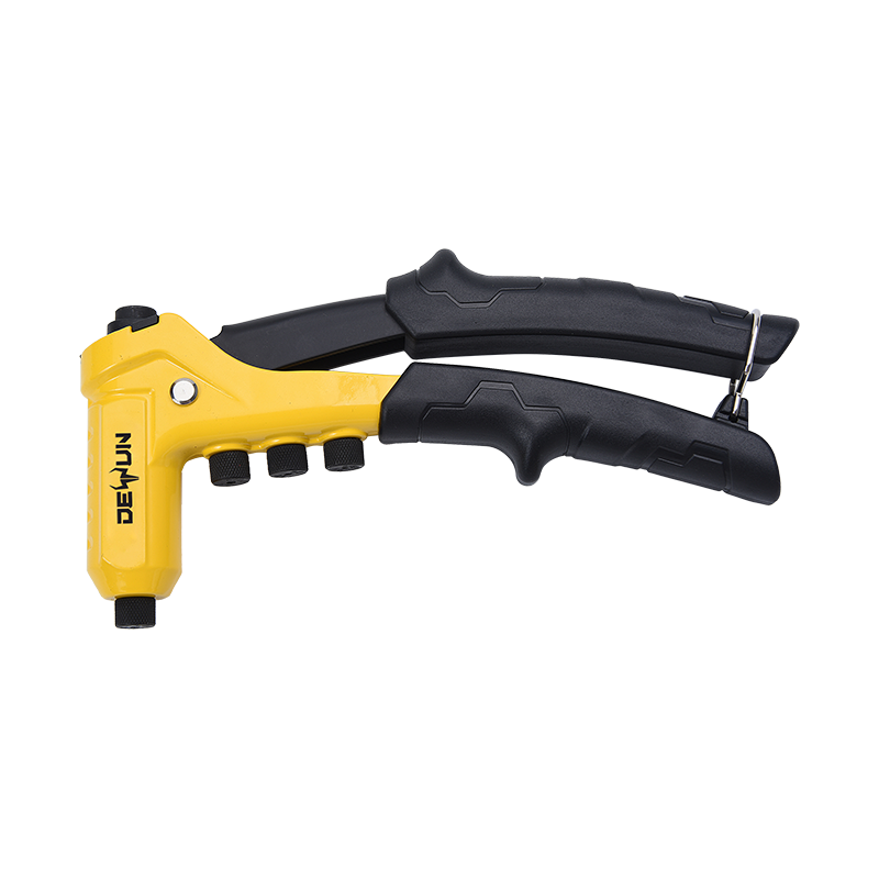 What type of riveting work is the bent handle riveter suitable for?