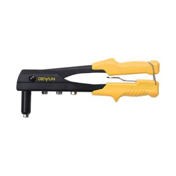 Single steel hand riveter with plastic-covered grips DY-8113