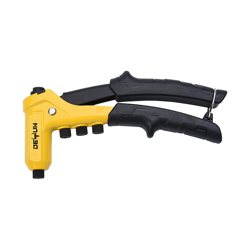 What type of riveting work is the bent handle riveter suitable for?