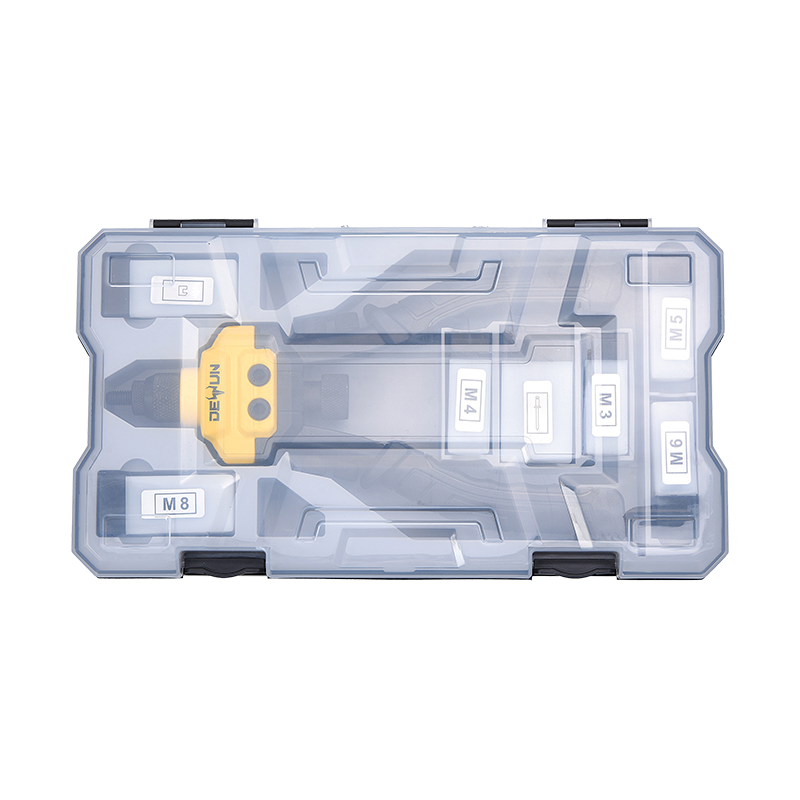 Why does a dual-handle 3-in-1 riveting tool improve accuracy?